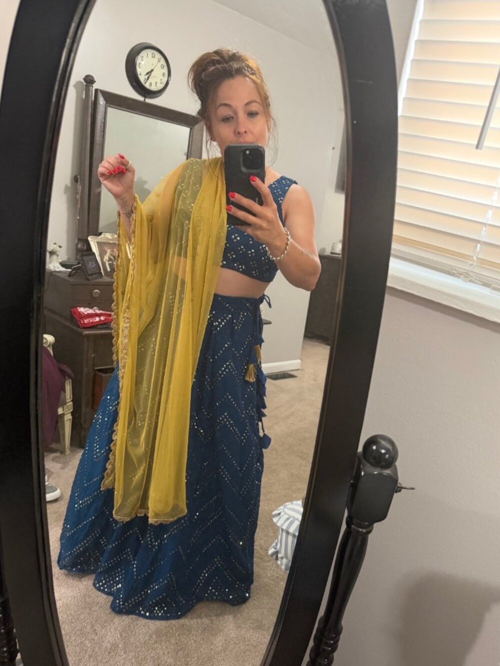 Navy Indian Lehenga
